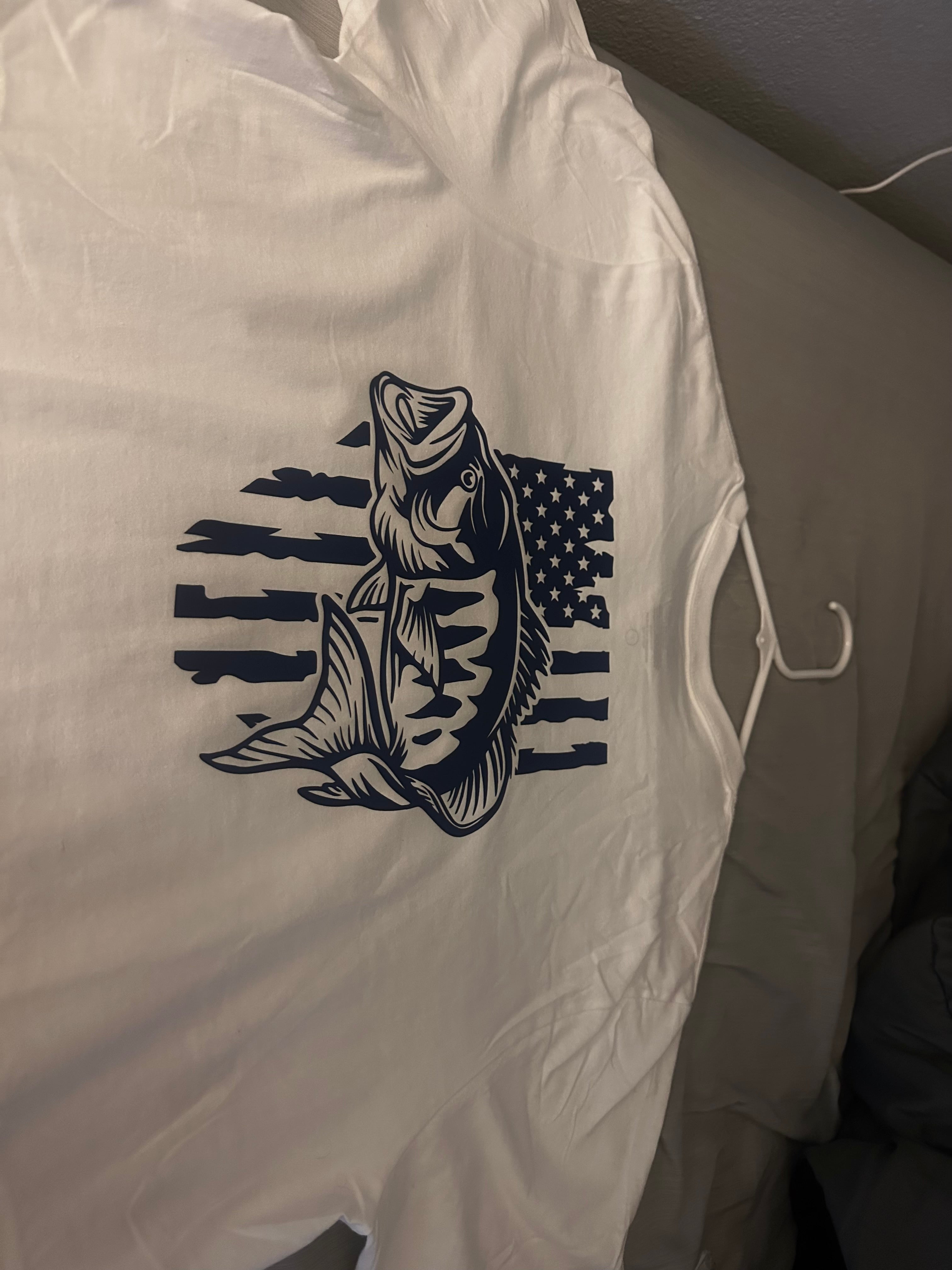 Reel Current Bass Flag Tee